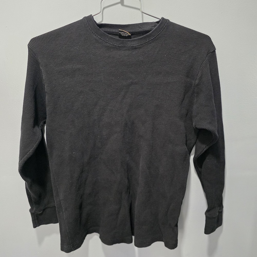 Vtg Heavy Weight Gemrock Shirt Size L Men’s Long Sleeve Thermal Waffle Knit Base
