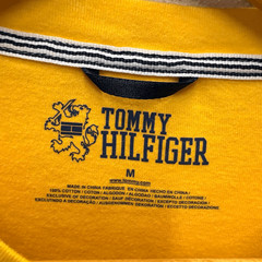 Tommy Hilfiger M Yellow Tee Shirt Preppy Classic Casual Chic Sporty Blokecore