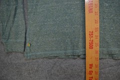 True Grit Henley Shirt Mens XL Green Long Sleeve Slub Knit Cotton Rayon Heather