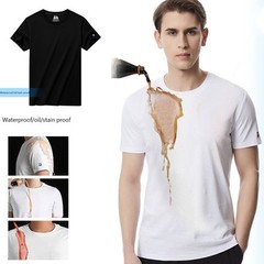 Men’s 100% Cotton T-Shirt Short Sleeve Crew Neck Undershirt Active Short Tee US