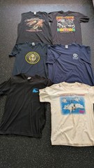 Vintage Military TShirt Bundle Lot of 6 Army USAF Air Show POW/MIA Sizes M-2XL