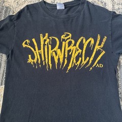 Vintage Shipwreck A.D. Small Shirt, VTG Boston Hardcore / Deathwish / Converge