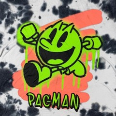 Pac-Man Tie Dye Graphic T-Shirt Mens XL Grey Black Neon Green C-Life Group