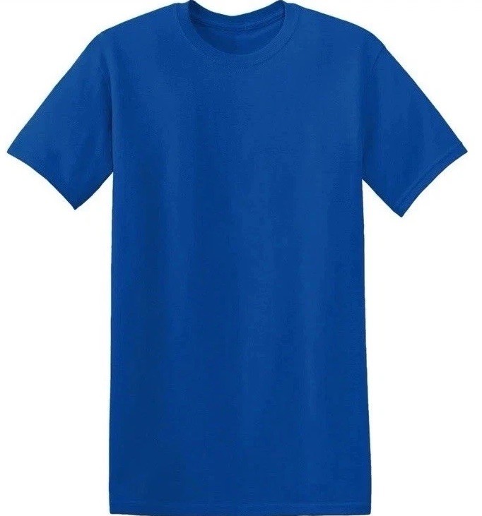 Gildan (5-Pack) Bulk Heavy Cotton Blank T-shirt Gildan Plan Shirts Large