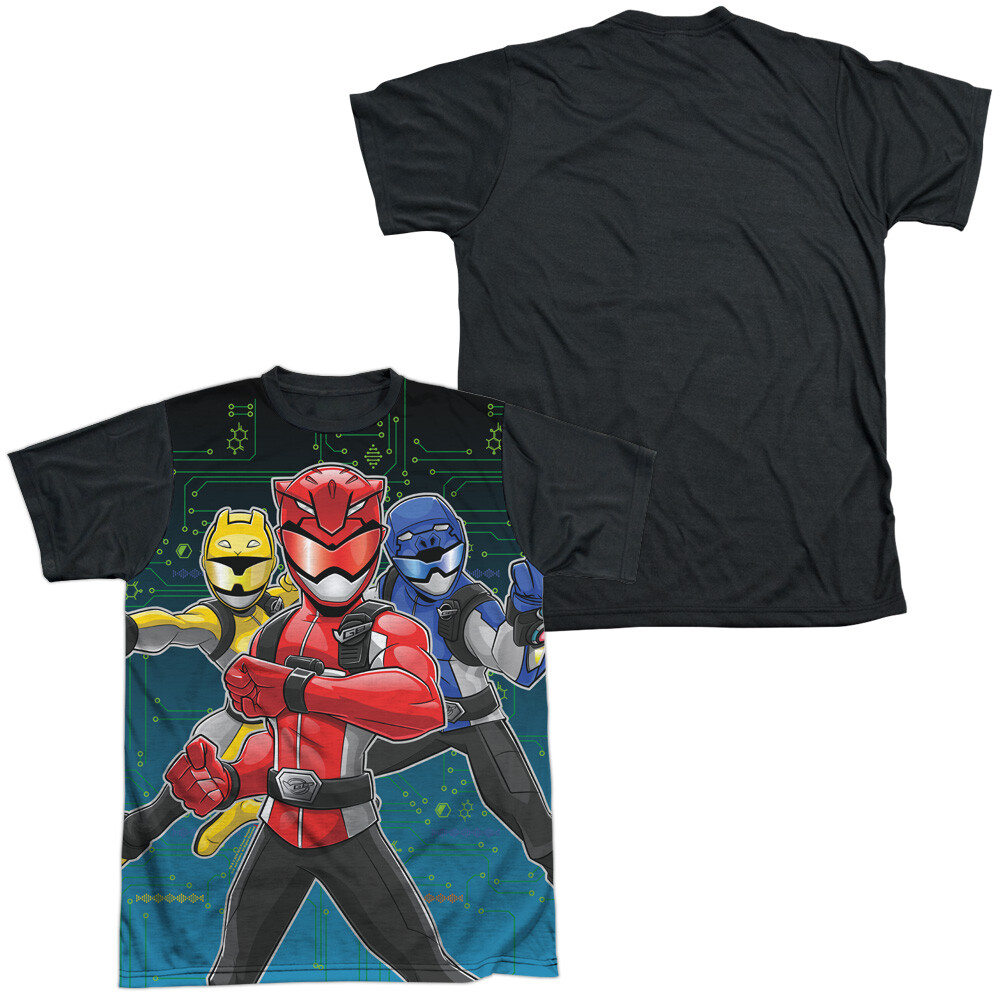 POWER RANGERS BATTLE STANCE Licensed Adult Men’s Graphic Tee Shirt SM-3XL