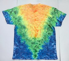 *New* 2XL – Sm Handmade Tie Dye, Spear Earth, Crew or V Neck, 30 Yrs Exp!