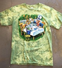 Alice in Wonderland Tea Party tie dye shirt – Alice in Wonderland – all sizes
