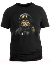 Israeli Defense Force Shirt, Art Cat Soldier, Shirt Israeli Military Army IDF