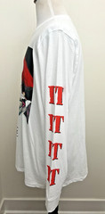 Stephen King IT Pennywise Men’s White Graphic T- shirt Size XL (50-52) The Movie