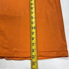Vtg 80s Hanes Syracuse University Puff Print Mens Shirt L Orange College USA
