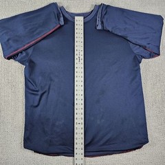 VTG Nike Reversible Long Sleeve Shirt Mens XL Blue Center Swoosh Y2K Spellout