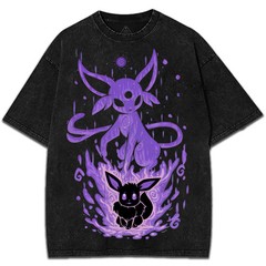 P0kemon Anime T-Shirt Espeon Eevee Tee