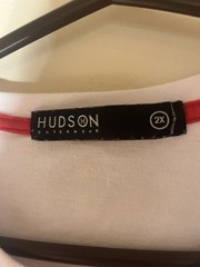 Hudson Tshirt Men’s 2XL Ferrari Embellished With Gem Stones Soft Cotton