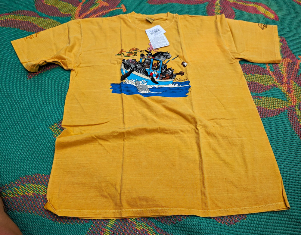 Charter Cat Size 2XL Crazy Shirts B. Kliban Cat Short Sleeve Crew Neck