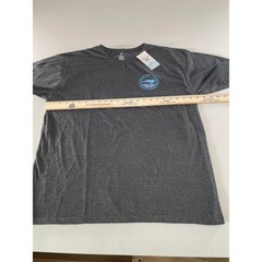 NWT Coastal Swell Charcoal Gray Lightweight Cotton‑Blend T‑Shirt Size XL