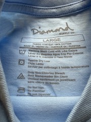 Diamond Supply Co Golf Classic Tee Light Blue Embroidered Men’s Large Skate
