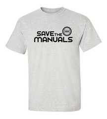 SAVE THE MANUALS Racing Automotive T-Shirt ***FREE SHIPPING*