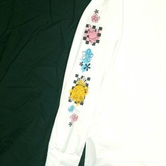Vans SpongeBob Shirt Men Large White Long Sleeve Off The Wall Graphic Tee Cotton