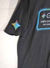 Google Gemini Black T shirt XL Employee Merch Swag NWOT