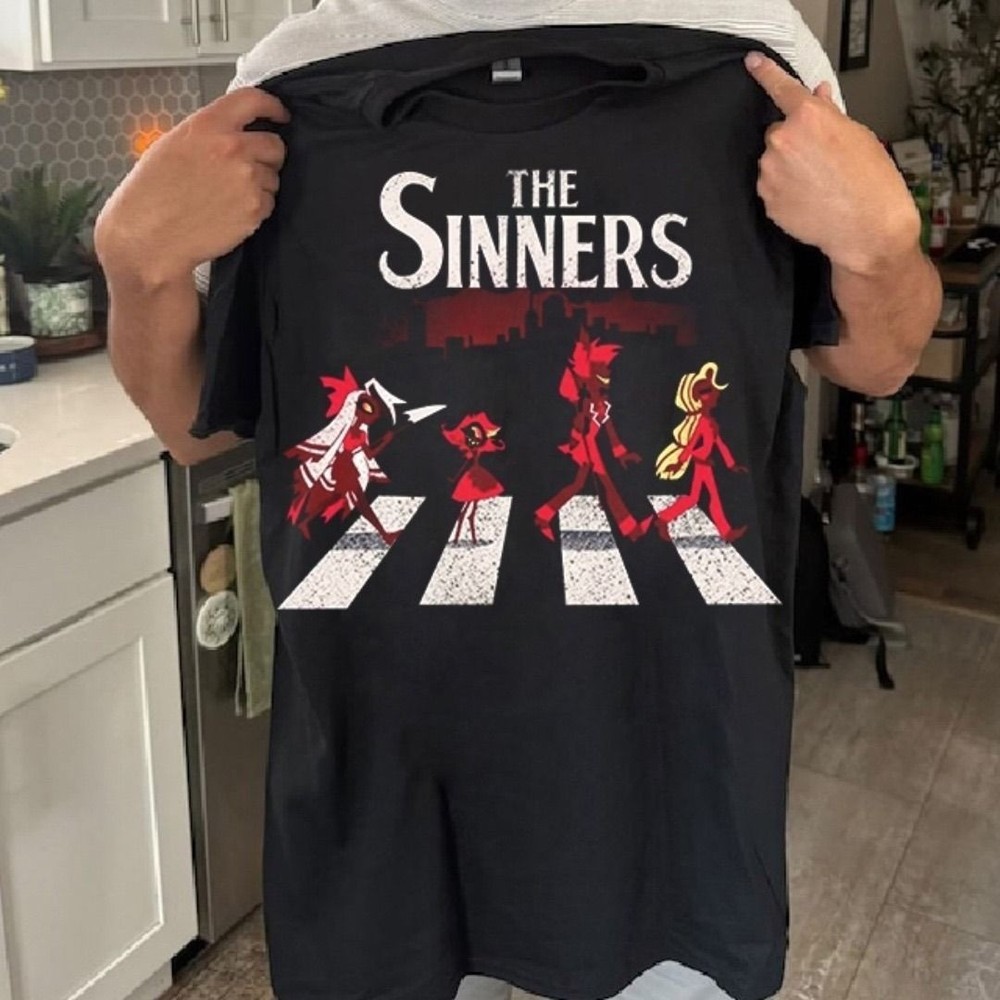 Hazbin Hotel THE SINNERS Unisex T Shirt Gift For Fan S-5XL