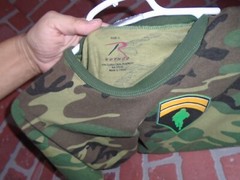 COMBAT SPORTS OUTDOOR LASER TAG MENS CAMOFLAUGE TSHIRT SIZE LARGE