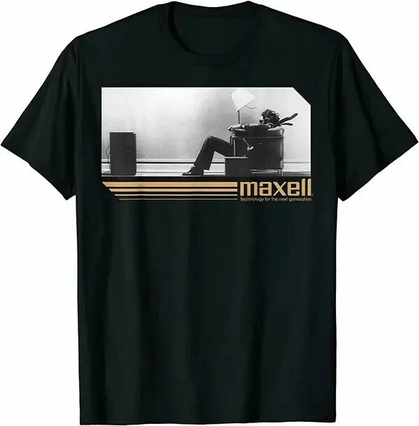 Maxells Funny Retro T-Shirt full size S to 5X