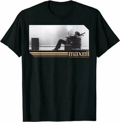 Maxells Funny Retro T-Shirt full size S to 5X