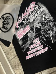 Hellstar Faith To Progress Black Graphic Logo Tee M