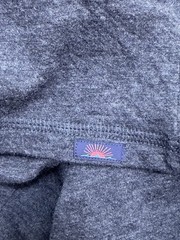 Faherty Men’s Size XL Long-Sleeve Cloud Henley Charcoal Heather Tee Cotton Modal
