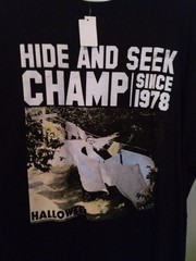 Halloween Michael Myers “ Hide And Seek Champ Since 1978” T-shirt Size XL NWT