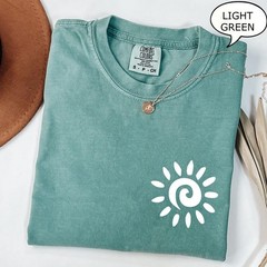 Comfort Colors Sun T-Shirt, Summer Shirt, Women Summer Shirt, Beach Shirt, Gift