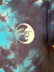 Happy Hour Hand-Dyed Skull Moon T-Shirt – Men’s Medium