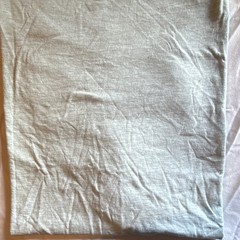 Mossimo Mens 4XL Big & Tall Gray Cotton Crew Neck Knit T-Shirt Logo