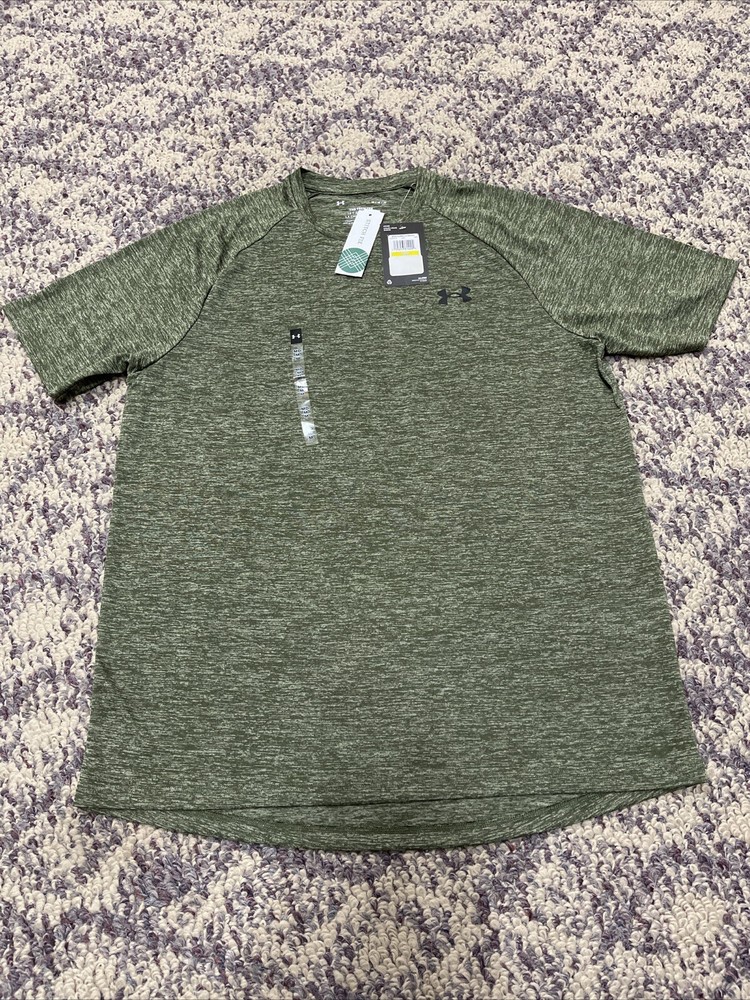 Under Armour 1326413 Mens Tech 2.0 Short Sleeve Tee Size M – Dark Green