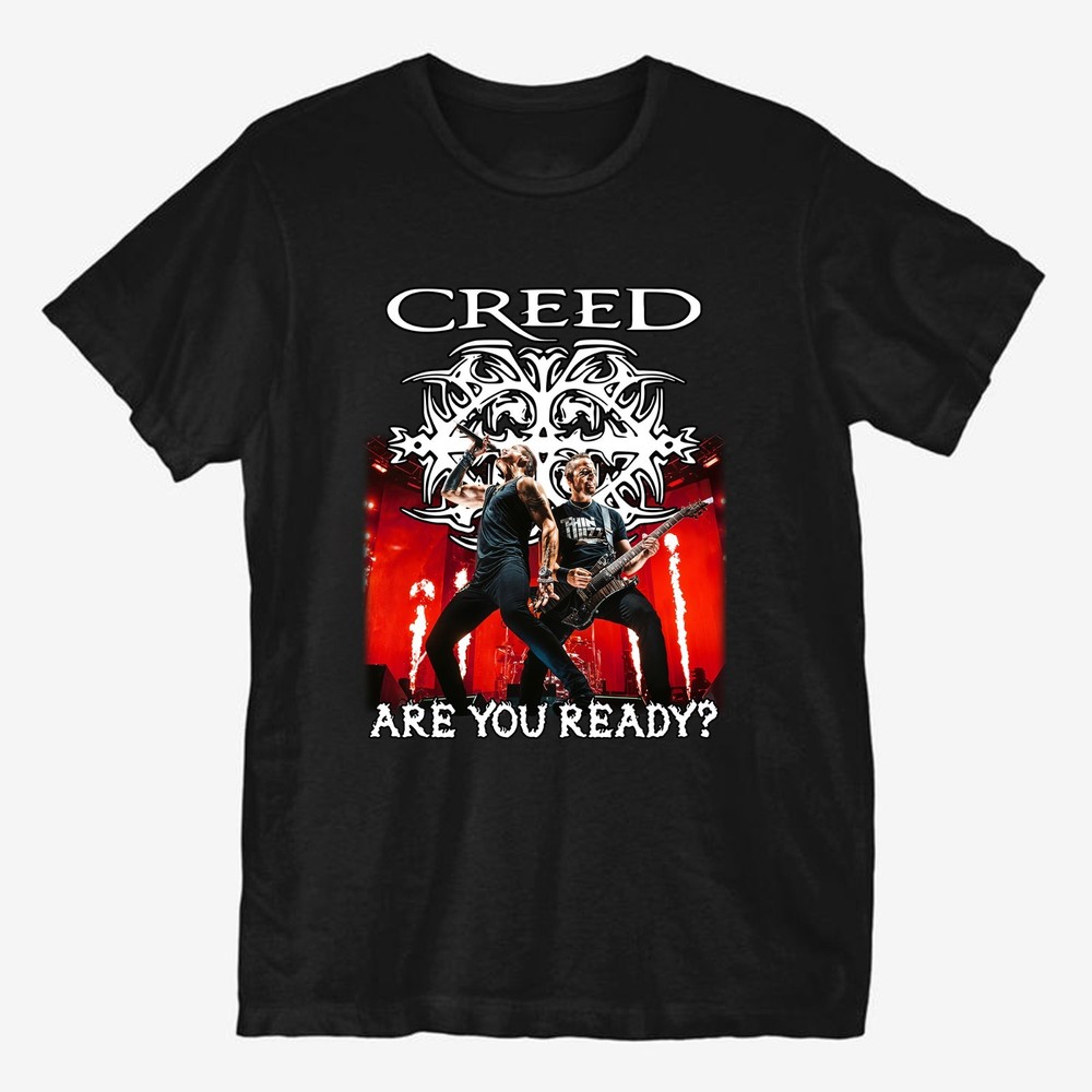 Creed Rock Band Shirt, Creed Tour 2026 Are You Ready T-shirt, for Creed Fans