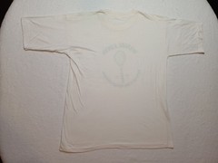 Vtg Wimbledon Tennis Championships T Shirt White Green Racket Large 21.5×28.5