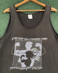 Vintage 80’s Muscle Bodybuilder Gym Single Stitch Tank Top Mens Sz Large