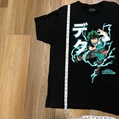 My Hero Academia Anime Black Graphic T-shirt Size XL