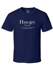 NW MEN’S PRINTED HANGRY FUNNY HIPSTER DESIGN COTTON T-SHIRT ALL COLOR & SIZE