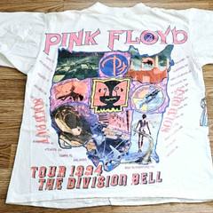 Vintage 90s Pink Floyd The Division Bell Wall Animals Tour AOP T-Shirt XL