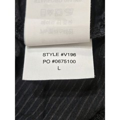 Vuori Mens Tradewind Performance T-Shirt Gray Micro Stripe Pocket V196 Large