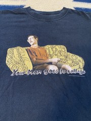 Vintage 2005 Napoleon Dynamite Shirt Your Mom Goes to College Graphic Size Small