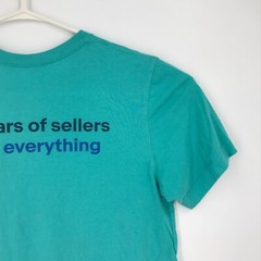 eBay Mens Shirt Large Green Blue Short Sleeve Crew Neck 25th Anniversary