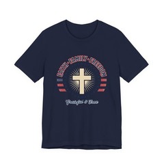 Faith Family Freedom T-Shirt | Patriotic Faith-based July 4th, Vintage Americana