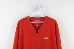 Vintage 90s Diadora Mens XL Spell Out Thermal Waffle Knit Soccer Jersey Football