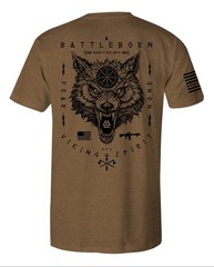 Howitzer Style Men’s T-shirt Viking Wolf Military Grunt MFG
