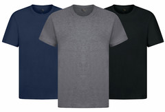mens tshirts 1,3,5 Pack Unisex Plain Cotton Bulk T-Shirt Mixed Colors Premium