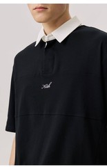 KITH Embroidered Patchwork Polo Shirt Men Summer Cool Casual Top