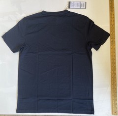Triumph Motorcycles T-Shirt Mens Large Burnham Jet Black Spellout Logo Cotton