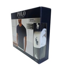 Polo Ralph Lauren Slim Fit Crew Neck T Shirt 3 Pack Mens XL NIB